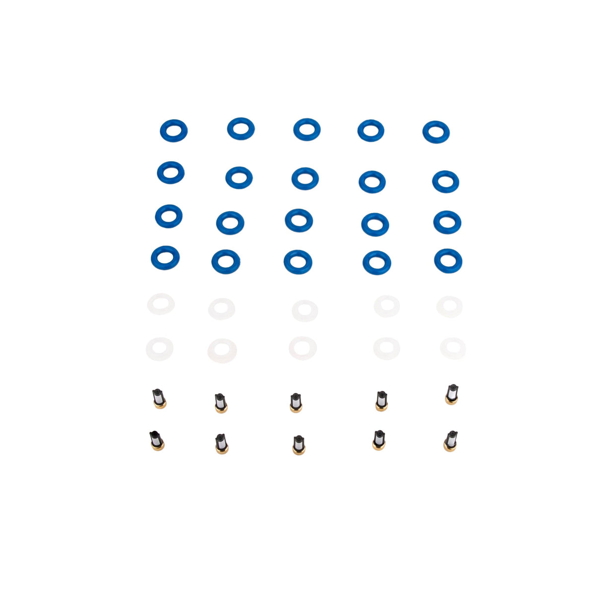 Injector Shop 4140 Fuel Injectors Rebuild Kit for Bosch EV6 Fuel Inje