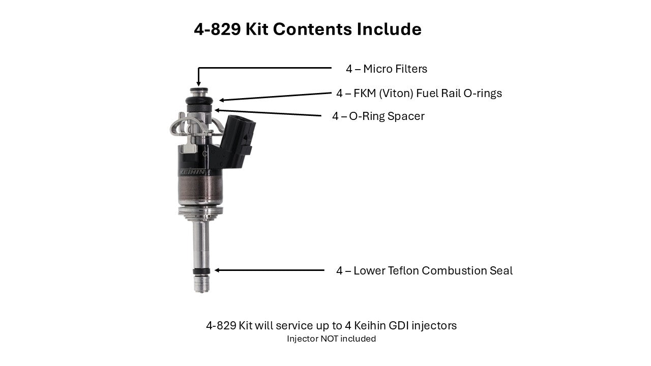 HONDA KEIHIN FUEL INJECTOR REBUILD KIT GDI