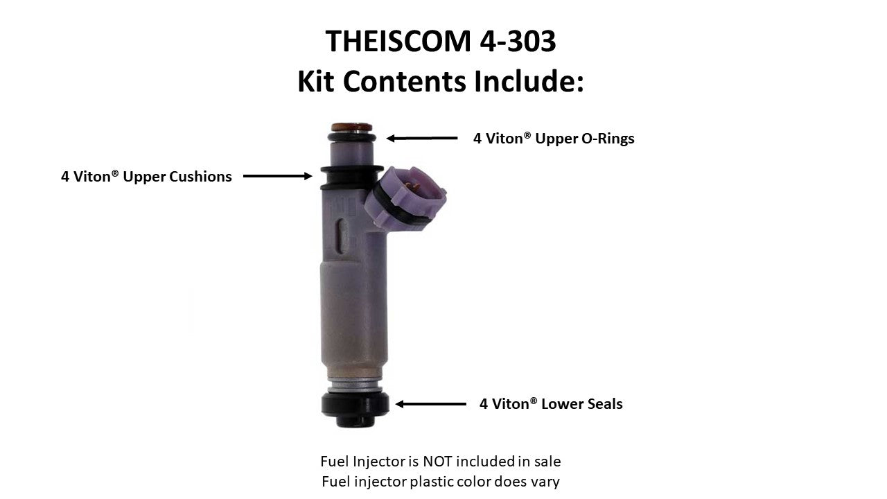 Fuel Injector Seal ORing Kit for Mazda MX5 Miata 19992005 1.8L The