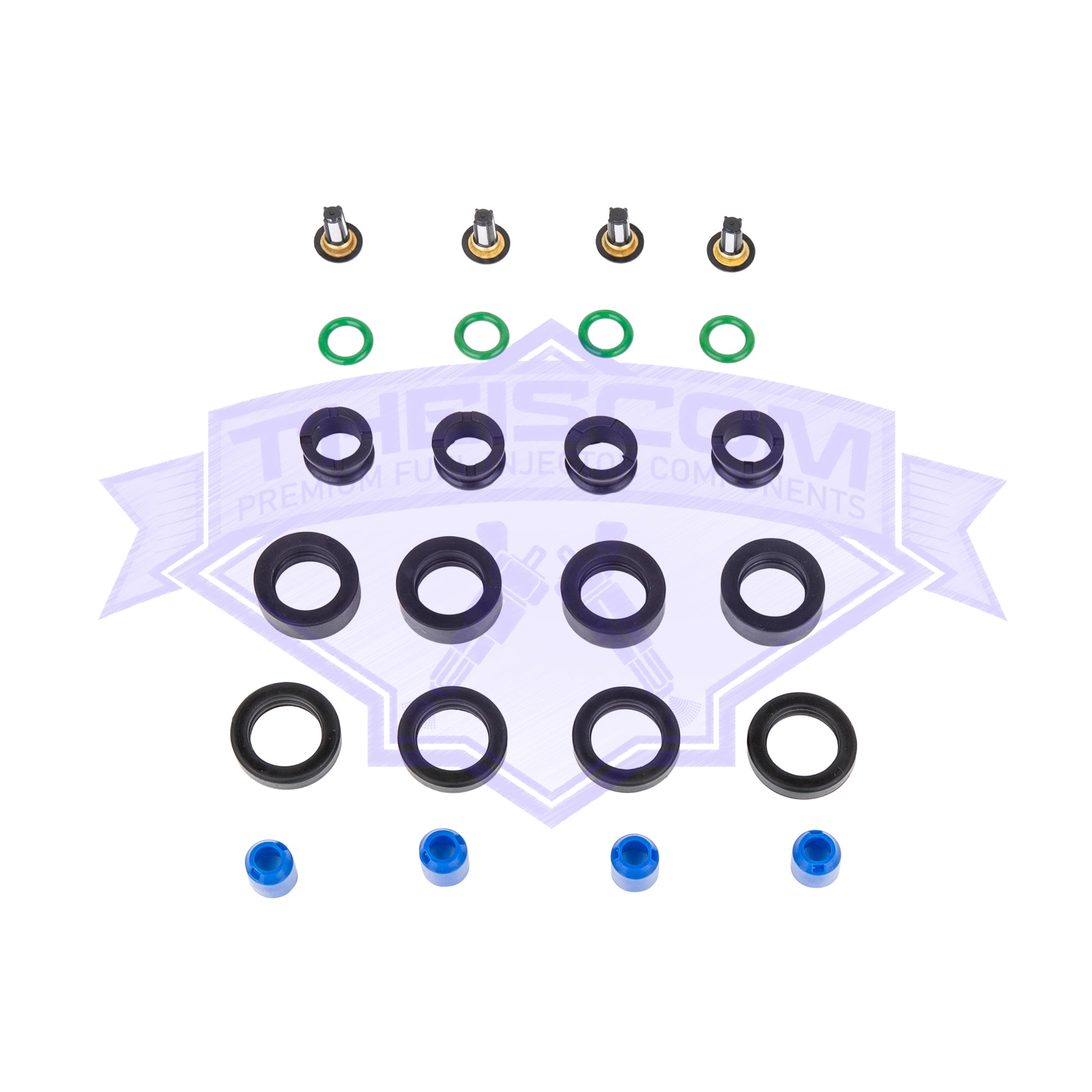 keihin honda fuel injectors rebuild repair seal kit