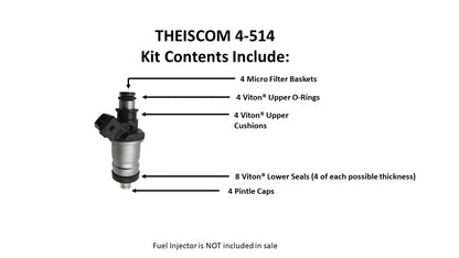 keihin honda acura fuel injectors rebuild repair o-ring seal kit