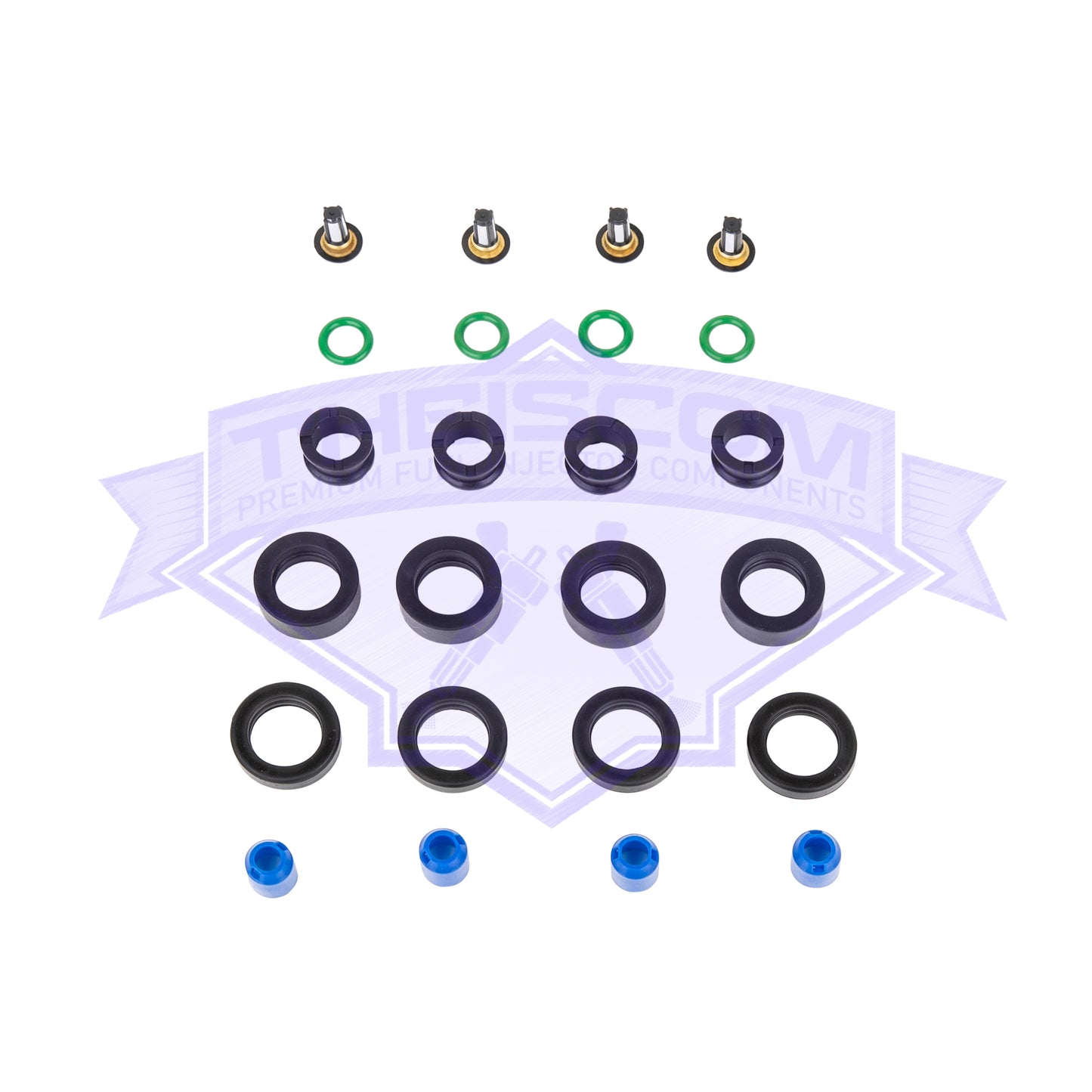 keihin honda acura fuel injectors rebuild repair o-ring seal kit