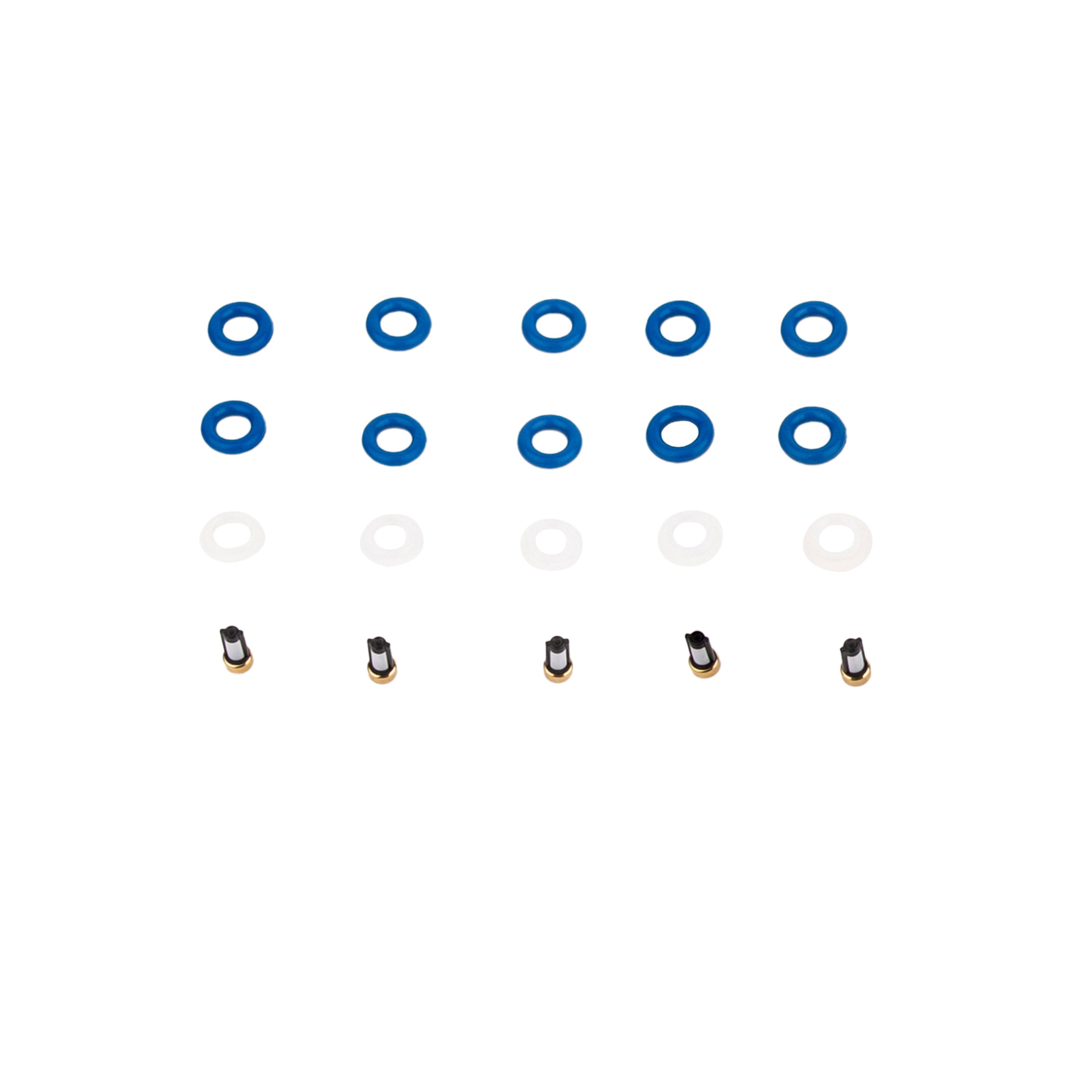 8642736 Fuel Injector Rebuild Repair O-Ring Kit for Volvo 2.3L 2.4L 2.5L Turbo ...