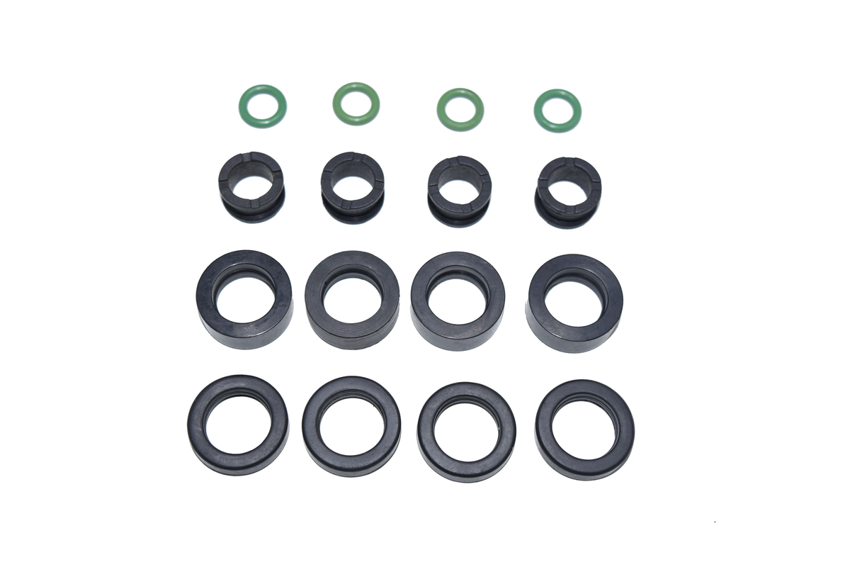 Fuel Injector Seal / O-Ring Kit for Honda & Acura Fuel Injectors: 4 Cylinder