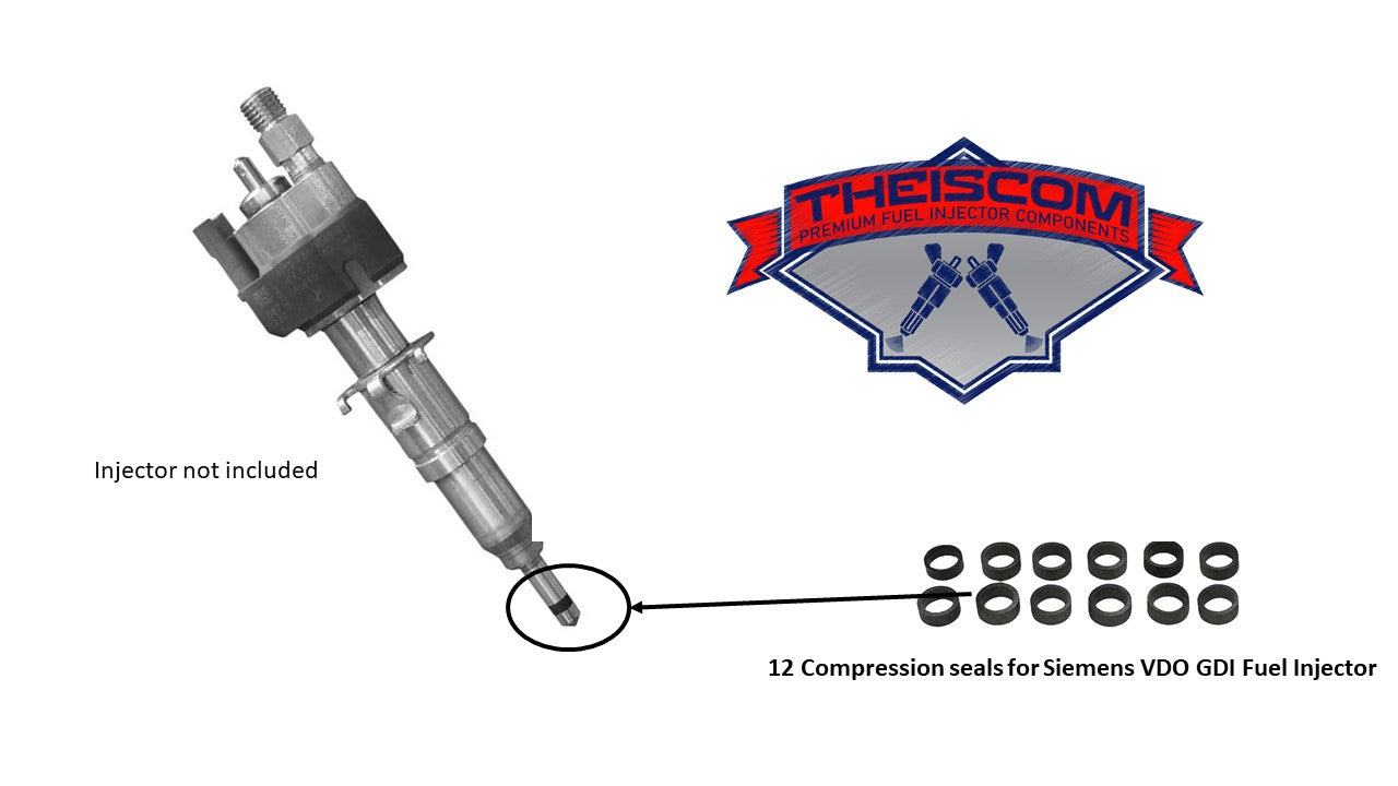 gdi fuel injectors teflon compression seal